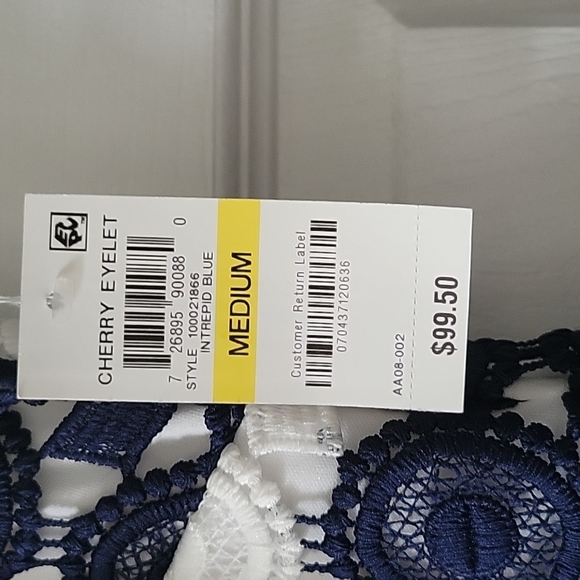 Navy and White Dress - Picture 2 of 6